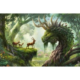 Ravensburger - Puzzle dragonul din padure 3000 piese Ravensburger - 1